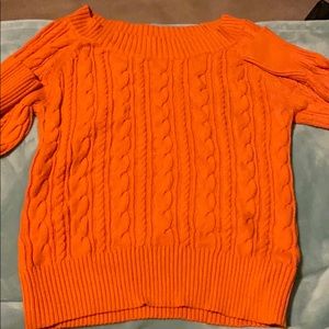 Cute Bright Orange Sweater